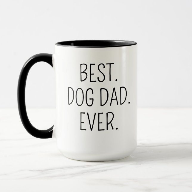 Caneca Presente Personalizado para Pai de Cachorro, Canec (Esquerda)
