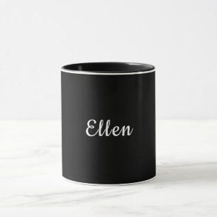 Caneca Presente Personalizado tipografia Nome Ellen