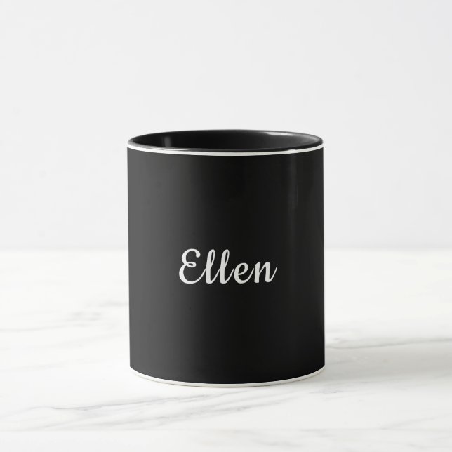 Caneca Presente Personalizado tipografia Nome Ellen  (Centro)