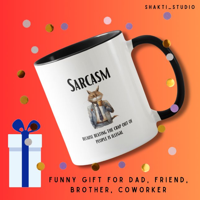 Caneca Presente sarcástico para colega de trabalho pai am (Criador carregado)