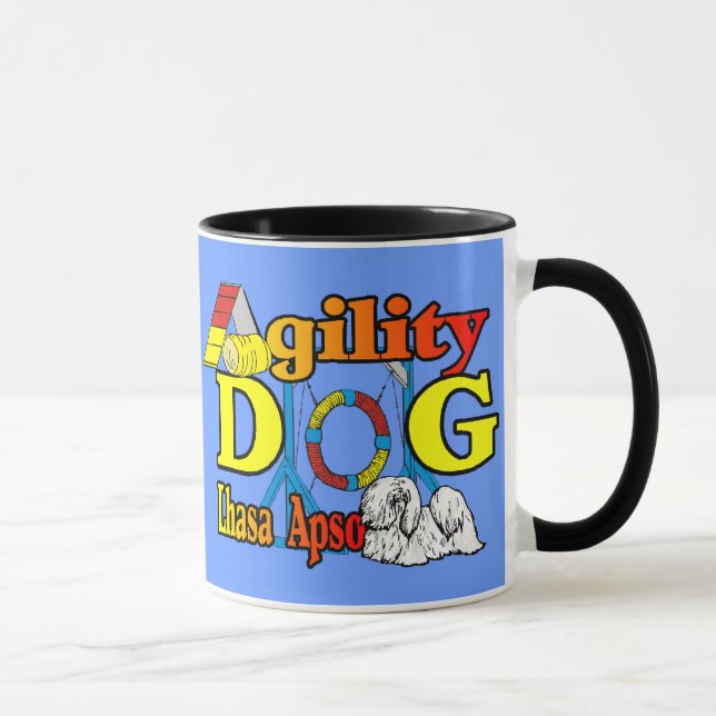Caneca Presentes da agilidade de Lhasa Apso (Direita)
