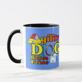 Caneca Presentes de Agilidade Bichon Frise