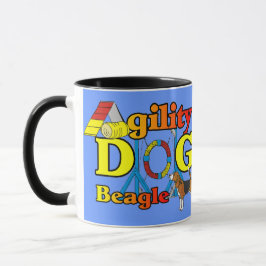 Caneca Presentes de Agilidade de Beagle