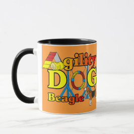 Caneca Presentes de Agilidade de Beagle