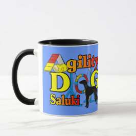 Caneca Presentes de agilidade na Saluki
