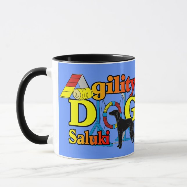 Caneca Presentes de agilidade na Saluki (Esquerda)