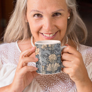 Caneca Presentes de aposentadoria de flores de retrô grac