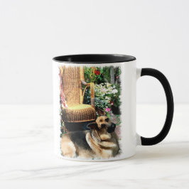 Caneca Presentes de arte german shepherd