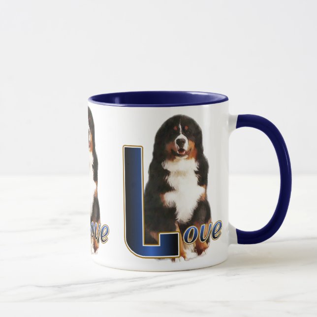 Caneca Presentes de Cachorro de Montanha Bernese (Direita)