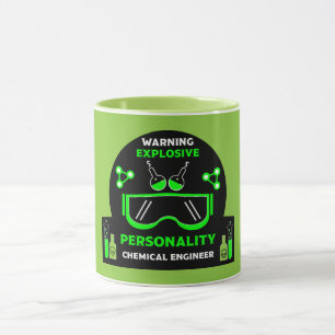 Caneca Presentes de Engenheiros Químicos Engraçados