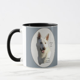 Caneca Presentes de German shepherd Branco
