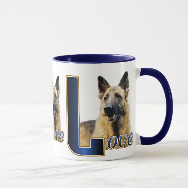 Caneca Presentes de german shepherd, Pernos de German she (Direita)