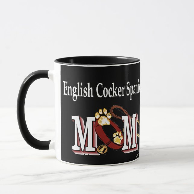 Caneca presentes de mãozinha inglesa spaniel (Esquerda)