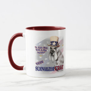 Caneca Presentes de Miniatura Schnauzer