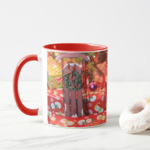 Caneca Presentes de Natal com Sled MUG