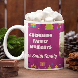 Caneca Presentes de Natal da Família Personalizada para F