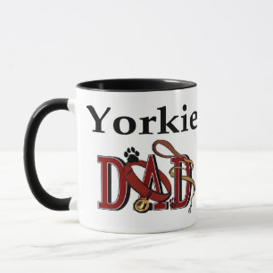 Caneca Presentes de Pai de Yorkshire Terrier