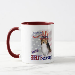 Caneca Presentes de SHETLAND SHEEPDOG