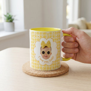 Caneca Presentes do Dia dos Pais para o Pai Amarelo