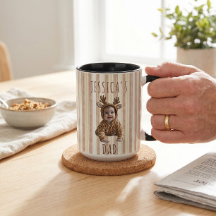 Caneca Presentes do Dia dos Pais para o Papai Listras Mar