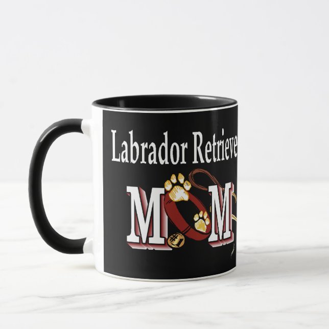 Caneca Presentes do Labrador Retriever MOM (Esquerda)