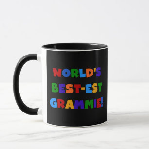 Caneca Presentes do Melhor-est Grammie do mundo brilhante