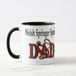 Caneca Presentes do Pai Welsh Springer Spaniel