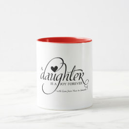 Caneca Presentes doces personalizados para a filha