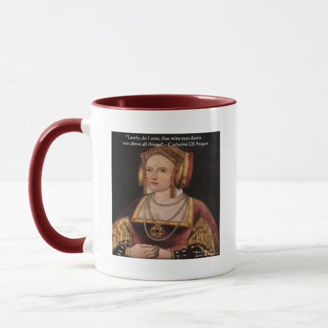 Caneca Presentes e Cartões de Citação de Amor de Catarina (Esquerda)