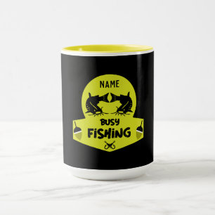 Caneca Presentes originais de pesca engraçados