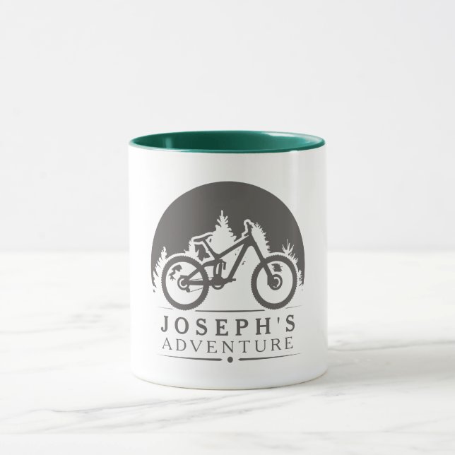 Caneca Presentes para ciclistas personalizados (Centro)
