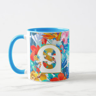 Caneca Presentes para Noivas de Casamento de Flores Tropi