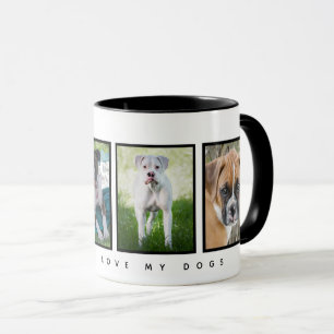 Caneca Presentes personalizados do cão - ame meus cães