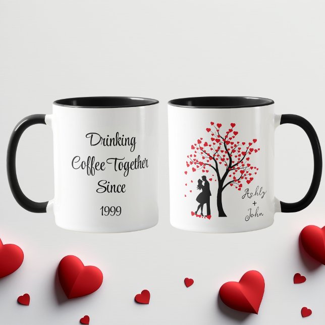 Caneca Presentes Personalizados para 25º Aniversário, 25º (Criador carregado)