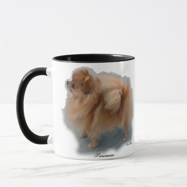 Caneca Presentes Pomeranianos (Esquerda)