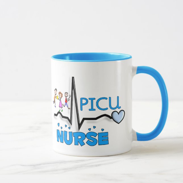 Caneca Presentes-QRS segmento da enfermeira de PICU e (Direita)