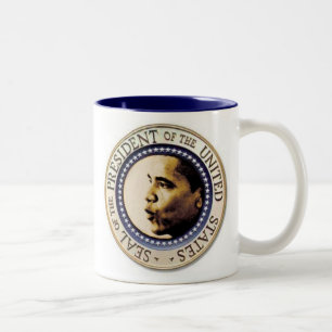Caneca presidencial do selo de Obama