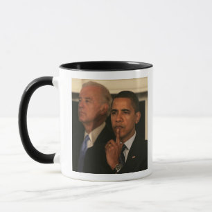 Caneca Presidente Barack Obama e vice-presidente