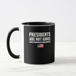 Caneca Presidentes Não São Reis Bandeira dos EUA Sem Reis