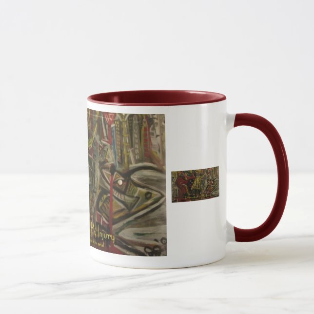 Caneca pressentimento do meu ferimento  (Direita)