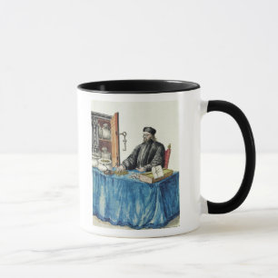 Caneca Prestamista Venetian, de um livro ilustrado