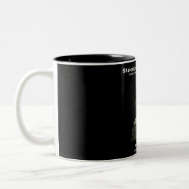 caneca preta & branca de 11 onças