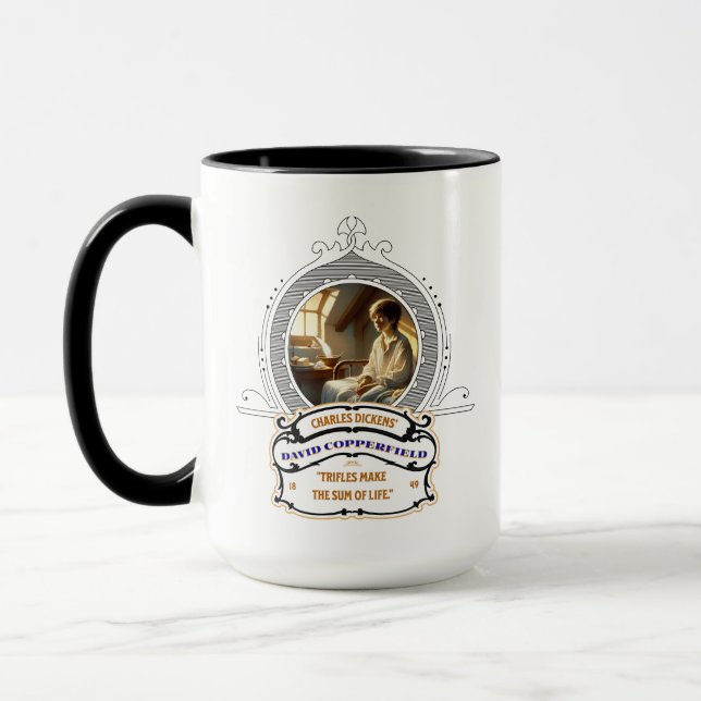 Caneca Preta David Copperfield de Dickens (Esquerda)