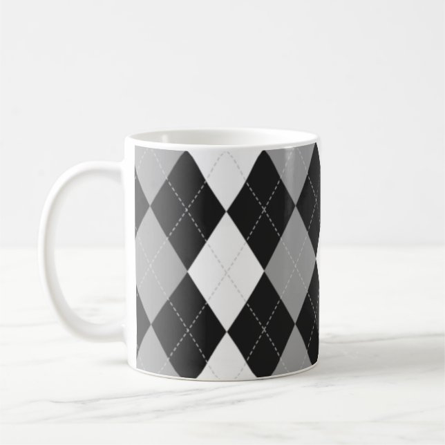 Caneca preta de Argyle (Esquerda)