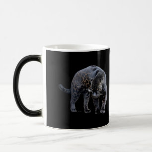 Caneca preta de morphing Jaguar Diablo