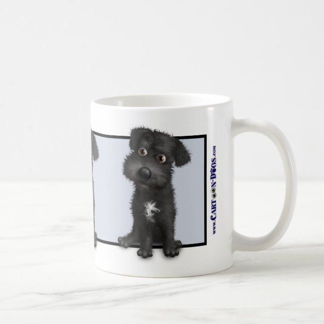 Caneca (preta) de Schnoodle (Direita)