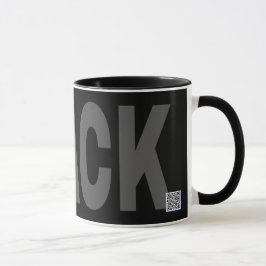 Caneca preta de Zazzle