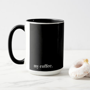 Caneca Preta do Meu Café