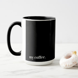 Caneca Preta do Meu Café