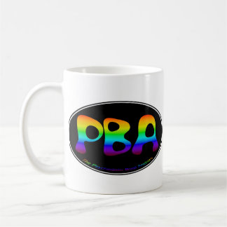 Caneca preta do Oval 15oz de PBA